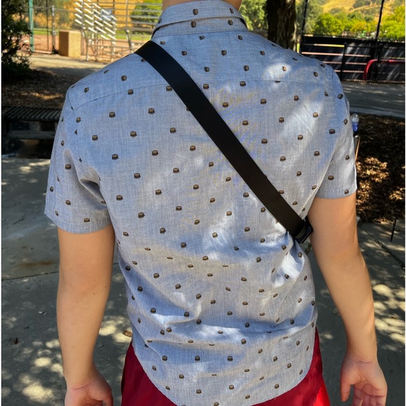 ORIGINAL PENGUIN MEN MUNSING WEAR HAMBURGER BUTTON DOWN SHIRT HERITAGE SLIM FIT - Picture 10 of 16